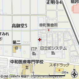 愛知県稲沢市幸町157周辺の地図