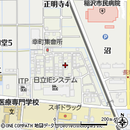 愛知県稲沢市幸町39周辺の地図