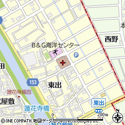 清須市役所　春日公民館周辺の地図