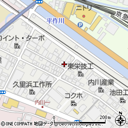 上田興業合資会社　久里浜工場周辺の地図