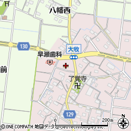 ファミリーマート稲沢祖父江大牧店周辺の地図