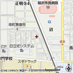 愛知県稲沢市幸町58周辺の地図