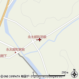 愛知県豊田市永太郎町羽根周辺の地図