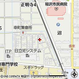 愛知県稲沢市幸町55周辺の地図