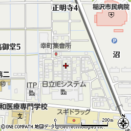 愛知県稲沢市幸町21周辺の地図