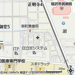 愛知県稲沢市幸町30周辺の地図