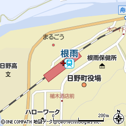 鳥取県日野郡日野町周辺の地図