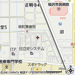 愛知県稲沢市幸町38周辺の地図