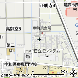 愛知県稲沢市幸町142周辺の地図