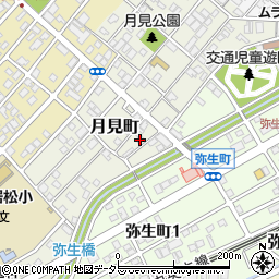 愛知県春日井市月見町205周辺の地図