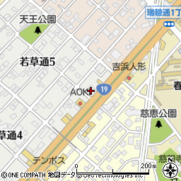 岡崎信用金庫春日井支店周辺の地図
