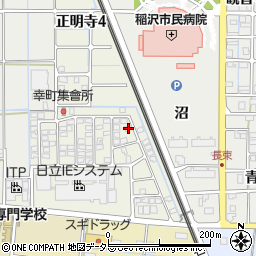 愛知県稲沢市幸町60周辺の地図