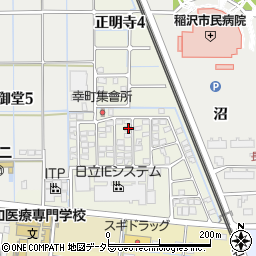 愛知県稲沢市幸町31周辺の地図