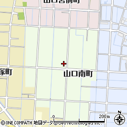 愛知県稲沢市山口南町周辺の地図