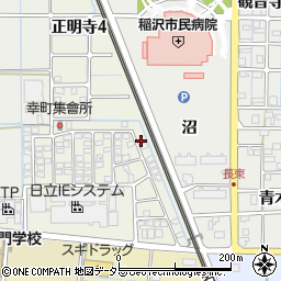 愛知県稲沢市幸町67周辺の地図
