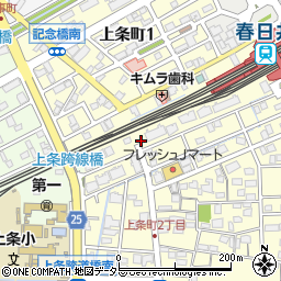 リパークＪＲ春日井駅西駐車場周辺の地図