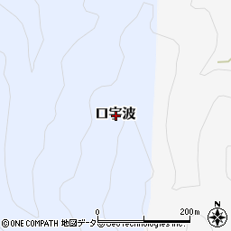 〒689-1464 鳥取県八頭郡智頭町口宇波の地図