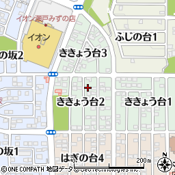 愛知県瀬戸市ききょう台2丁目36周辺の地図