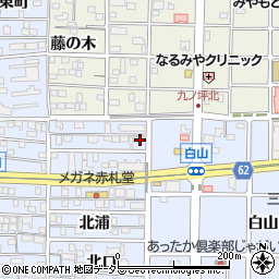 愛知県北名古屋市九之坪北浦11周辺の地図