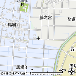 愛知県稲沢市馬場町猫山周辺の地図