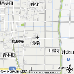 愛知県稲沢市長束町沙弥47周辺の地図