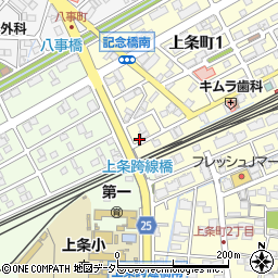 名鉄協商春日井駅西駐車場周辺の地図