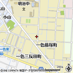 愛知県稲沢市一色藤塚町周辺の地図
