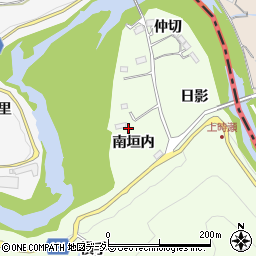 愛知県豊田市時瀬町（南垣内）周辺の地図