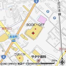 ホームプラザナフコ彦根店周辺の地図