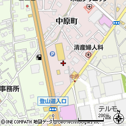 静岡県富士宮市中原町288周辺の地図
