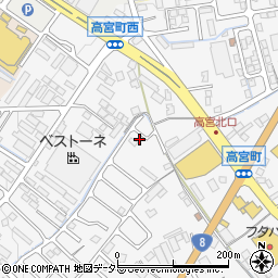 滋賀県彦根市高宮町1629-21周辺の地図