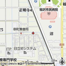 愛知県稲沢市幸町51周辺の地図