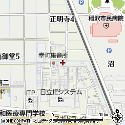愛知県稲沢市幸町18周辺の地図