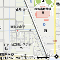 愛知県稲沢市幸町52周辺の地図