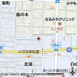 愛知県北名古屋市九之坪北浦8周辺の地図