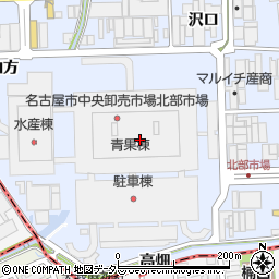 名古屋市中央卸売市場北部市場　名北魚市場株式会社塩干課周辺の地図