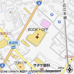 夢工場リサイクルマート彦根店周辺の地図