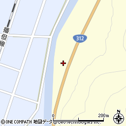兵庫県朝来市立野698周辺の地図