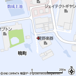 星野楽器株式会社暁工場周辺の地図