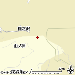 愛知県豊田市三箇町山ノ神周辺の地図
