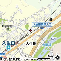 箱根登山鉄道検車区周辺の地図