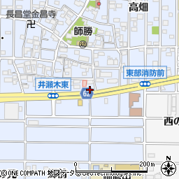 愛知県北名古屋市井瀬木居屋敷1191周辺の地図
