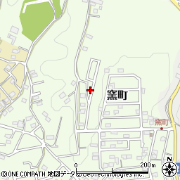 愛知県瀬戸市窯町周辺の地図