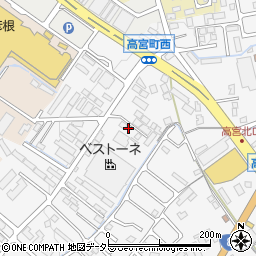 滋賀県彦根市高宮町1406-5周辺の地図