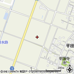 岐阜県海津市平田町西島周辺の地図