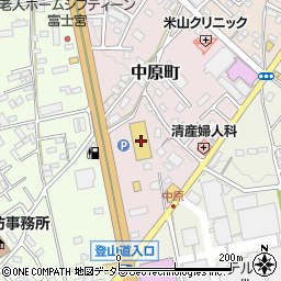 静岡県富士宮市中原町270周辺の地図