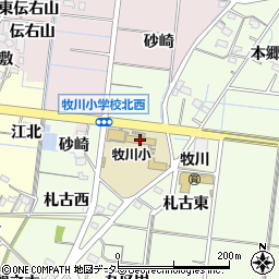 愛知県稲沢市祖父江町両寺内砂崎990周辺の地図