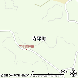 愛知県豊田市寺平町周辺の地図