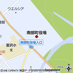 南部町役場　出納室周辺の地図