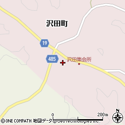 愛知県豊田市沢田町小原道71周辺の地図